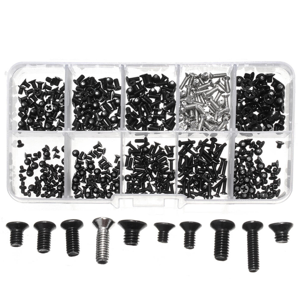 500Pcs Alloy Steel Laptop Notebook Computer Screw Kit For Ibm Hp Lenovo Samsung 3654659461421