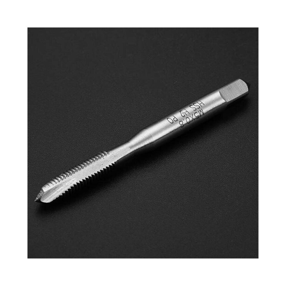 10Pcs M5x0.8 Hss Spiral Pointed Machine Screw Tap Metric Plug Tap 6112211916378