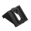 40x40mm Aluminium Black Angle Corner Joint Electrophoresis Right Angle Bracket 4Pcs 9