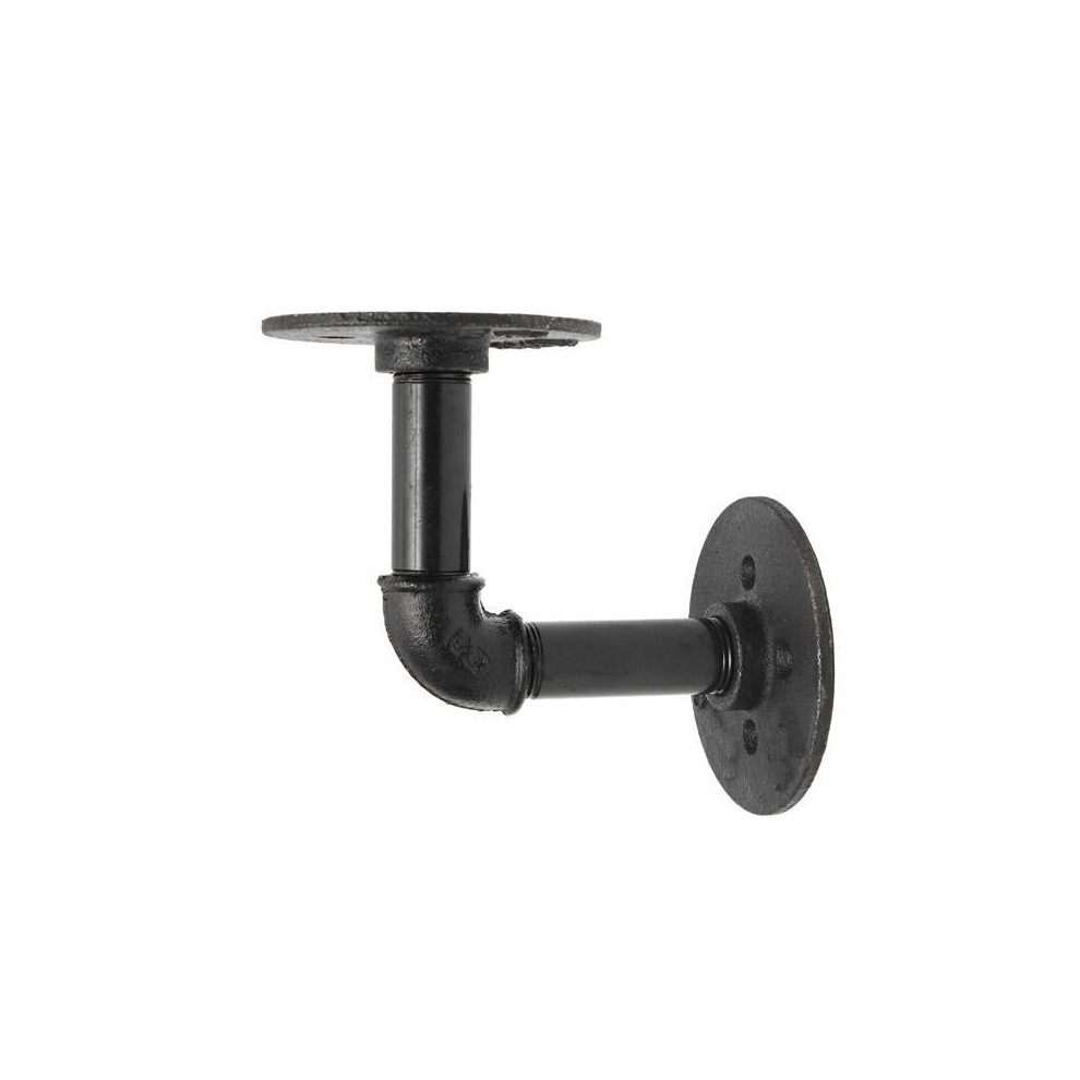 2Pcs 3/4 Inch Iron Pipe Shelf Bracket Industrial Pipe Scaffold Board Shelf Brackets 3654659385840