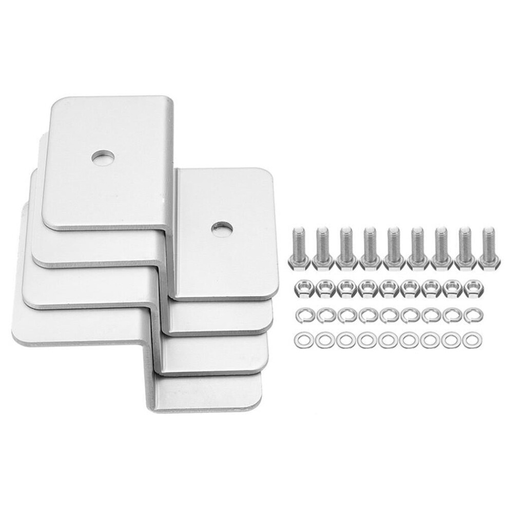 4Pcs Solar Panel Mounting Z Brackets Aluminum Alloy Tools Kit For Motorhomes And Yachts 3654659405463