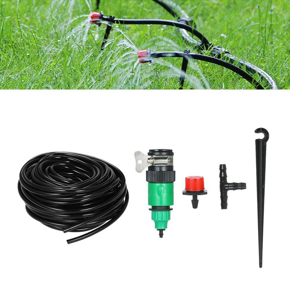 (Model 2) Plant Watering Irrigation Drip Kit Accessories Include Atomizing Nozzle Mister Dripper