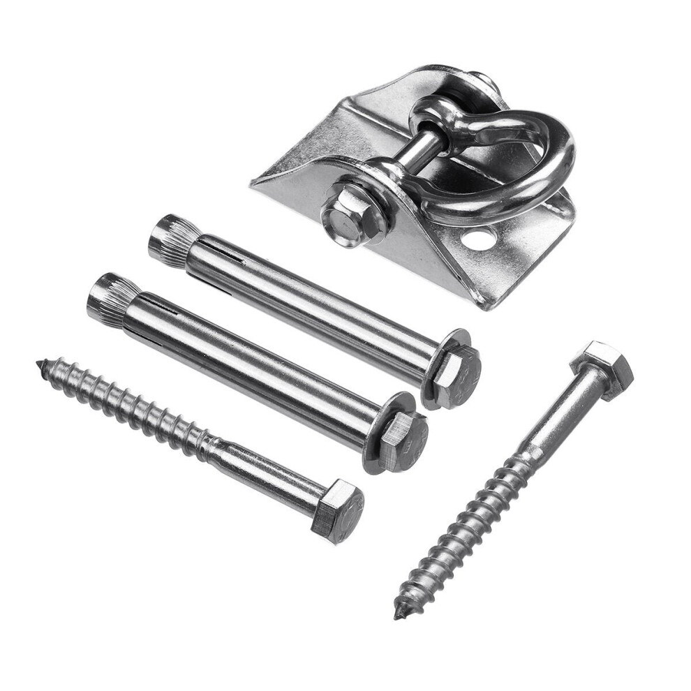 (Type B) Hammock Chair Kit Swing Fixing Accessory Stainless Steel