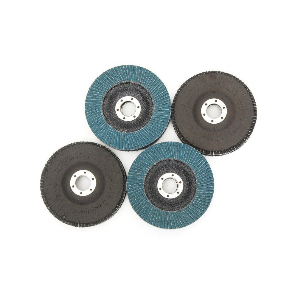 (80GRIT) 10pcs 125mm 40-120 Grit Metal Sanding Flap Discs Angle Grinder Wheels Abrasive Tool