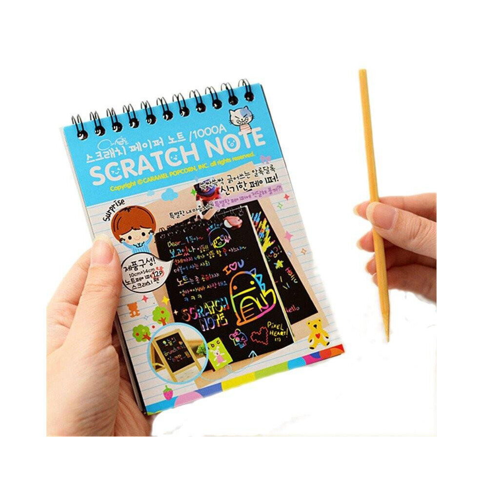 Fun Scratch Painting DIY Toy Big Blow Painting Children Educational Toys