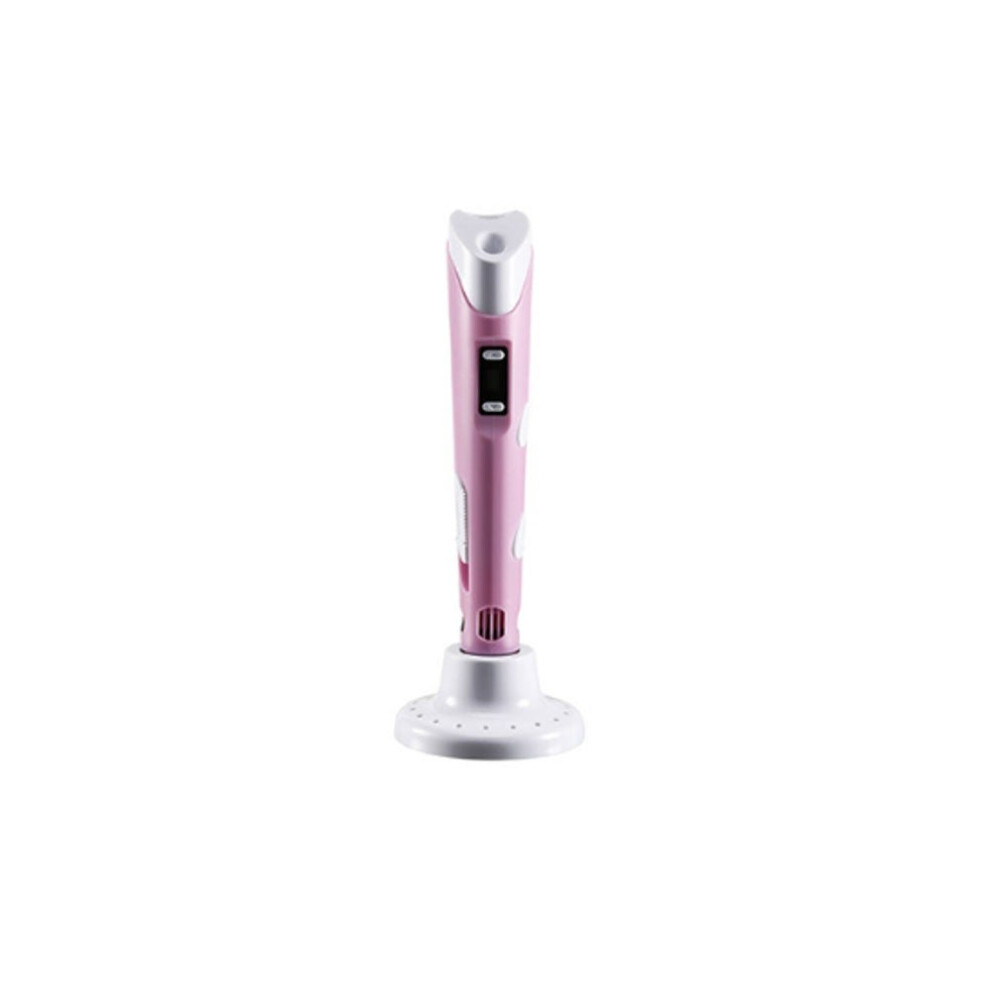 (Pink) USB Printing Pen Upgraded Version 5V 2A With USB Cable With 3 Meters Long 1.75mm PLA Cable