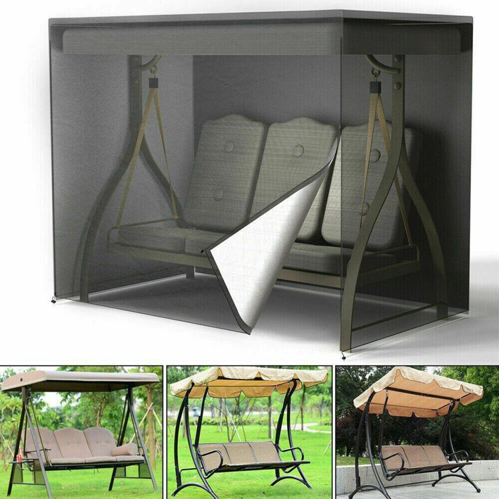 () 3-Seater Swing Seat Chair Hammock Cover Outdoor Garden Patio Furniture Protector