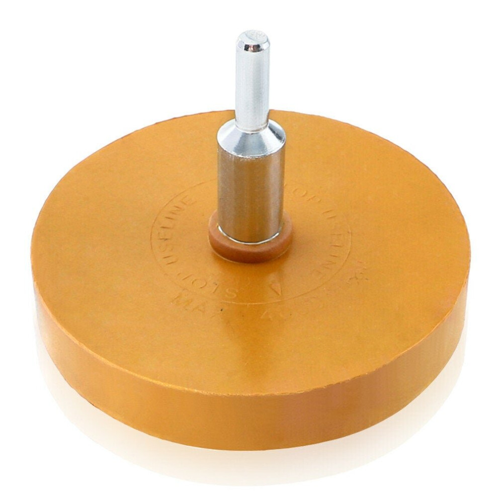88Mm Rubber Eraser Wheel With Drill Adapter Pinstripe Double Sided Adhesive Vinyl Decal Graphics Removal Tool 3654659370686
