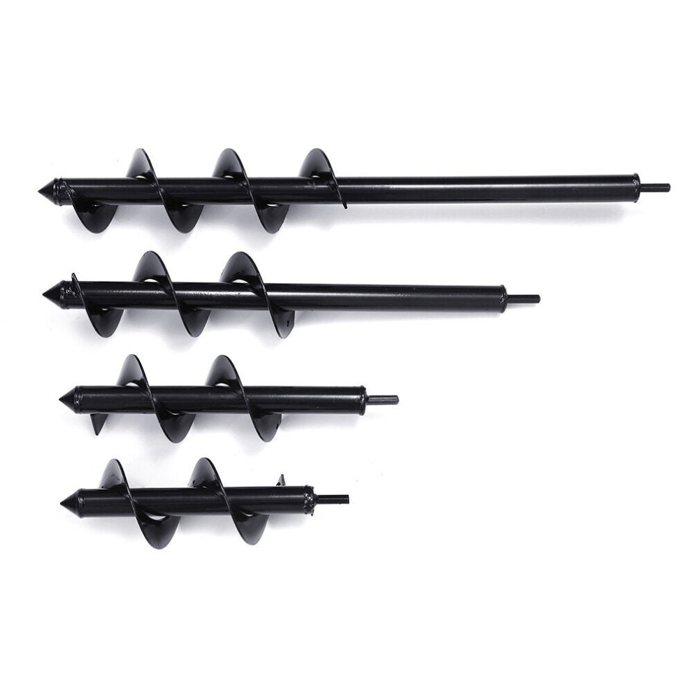 () 7.6x25/30/45/60cm Garden Auger Small Earth Planter Post Hole Digger Drill Bit