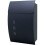 Mail Letter Post Box Lockable Wall Mounted Outdoor Steel Grey Keys 1