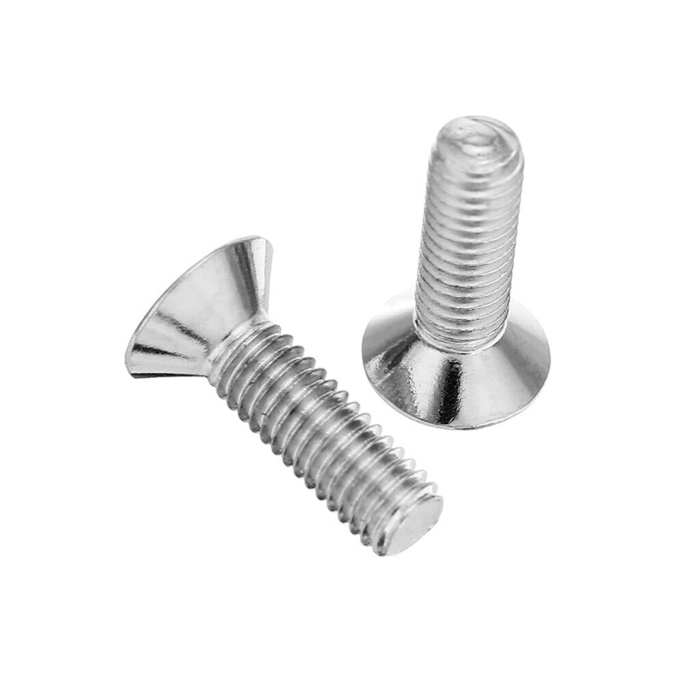 (10mm) M3ASH5 10pcs M3 Hex Countersunk Flat Head Screws Alloy Steel Titanium Plated 12.9 Grade