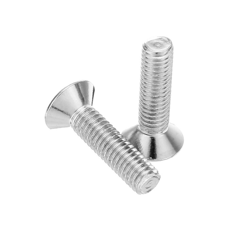 (12mm) M3ASH5 10pcs M3 Hex Countersunk Flat Head Screws Alloy Steel Titanium Plated 12.9 Grade