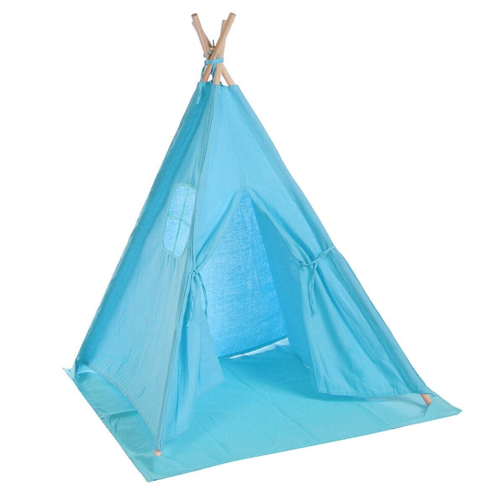 () Toy Tent Kids Cotton Large Teepee Tent Canvas Play House Boy Girls Gift