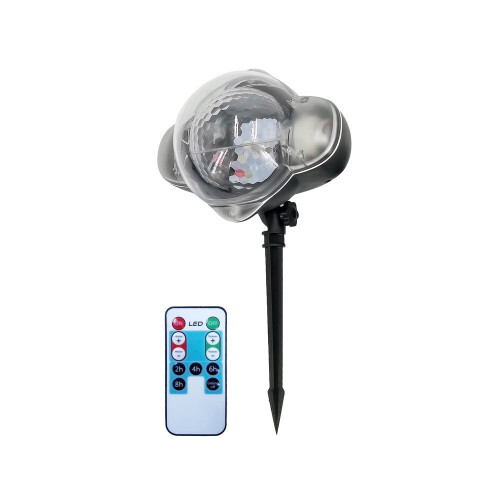 () LED Mini Night Light Snow Projector Lawn Greensward 2