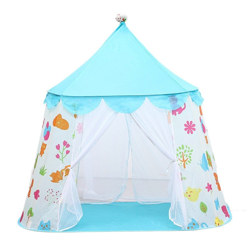 () Kid Princess Castle Tent Portable Folding Children's Tents Baby Outdoors Play House for Infant Indoors Room Toddler Game Tent