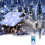 () LED Mini Night Light Snow Projector Lawn Greensward 5