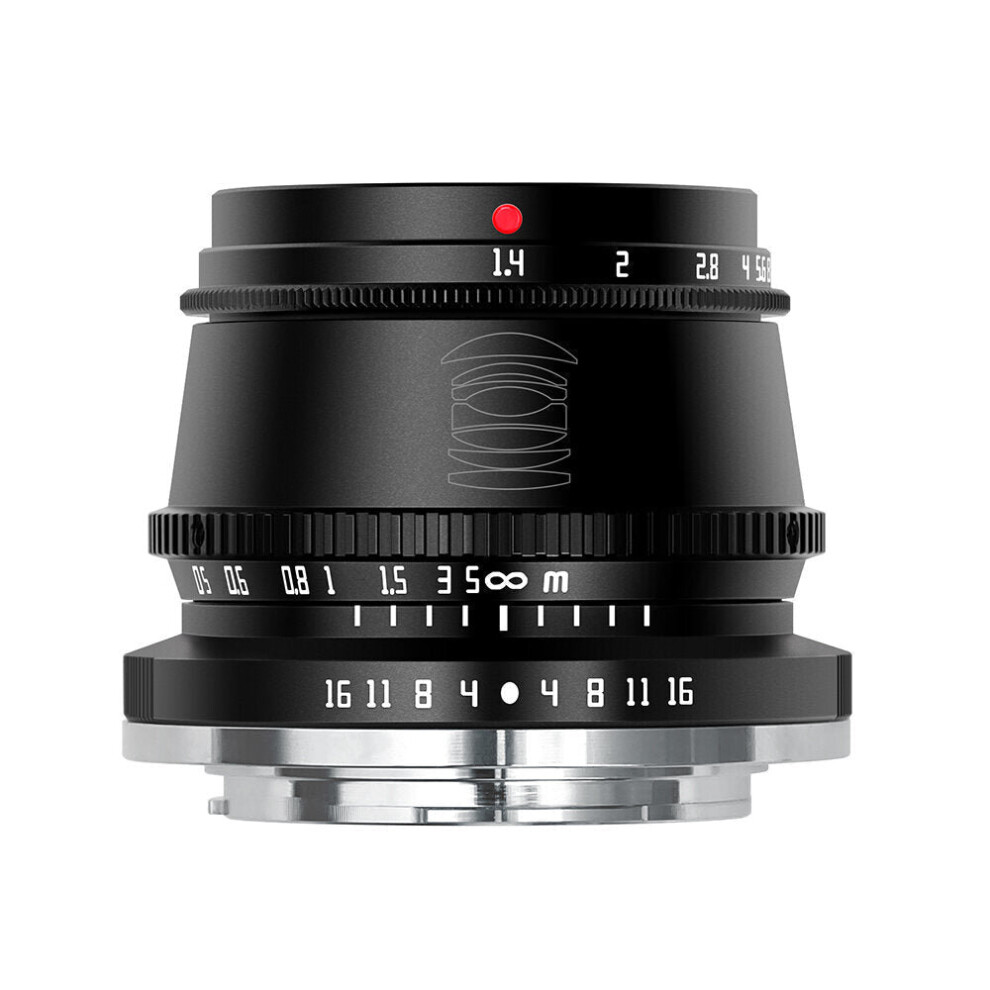 (Canon M Mount) 35mm F1.4 APS-C Manual Focus Lens for Sony E Mount/Fujifilm M4/3 Mount Cameras A9 A7III A6600 A6400 X-T4 X-T3 X-T30