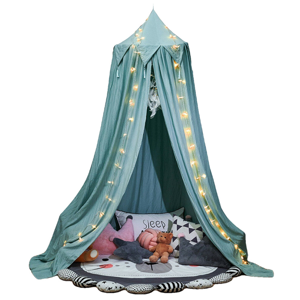 () Nordic Style Princess Kids Baby Bed Room Canopy Mosquito Net Curtain for Bedding Dome Tent