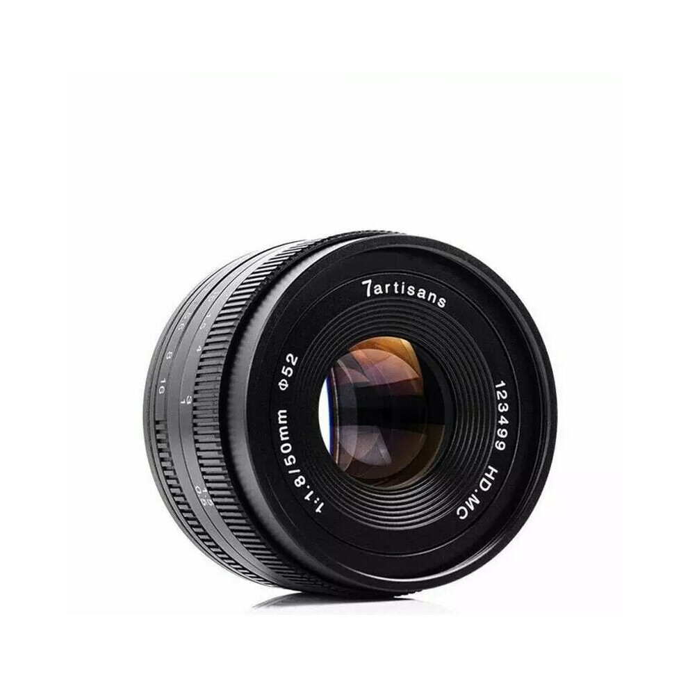 (Sony E Mount) 50mm F1.8 Large Aperture Portrait Manual Focus Micro Cameras Lens Fit for Canon eos-m Mount E-Mount for Fuji FX-Amount