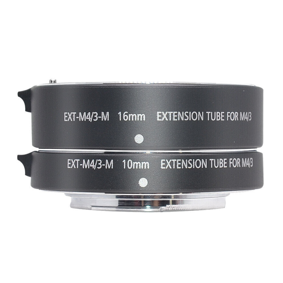 10Mm+16Mm Metal Macro Auto Focus Af Extension Tube Ring Macro Close-Up Lens Adapter For Panasonic Olynpus M4/3 Mount 6112211805979