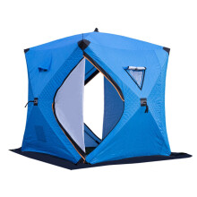 (Blue) Portable Ice Fishing Shelter Easy Set-up Winter Tent Waterproof & Windproof
