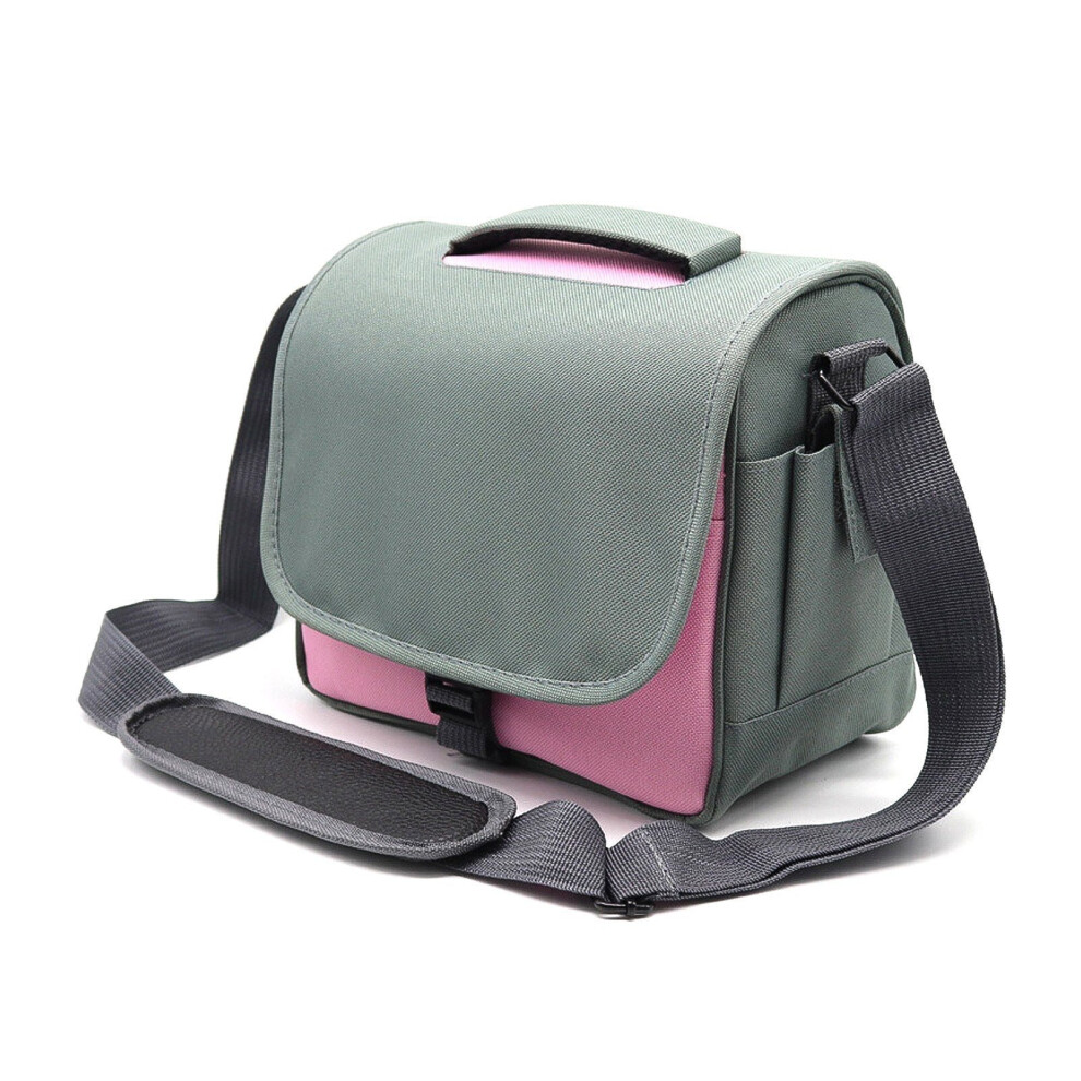 (Pink) Camera Bag Slr/Dslr Professional Gadget Padding Shoulder Carrying Pink 6112211964720