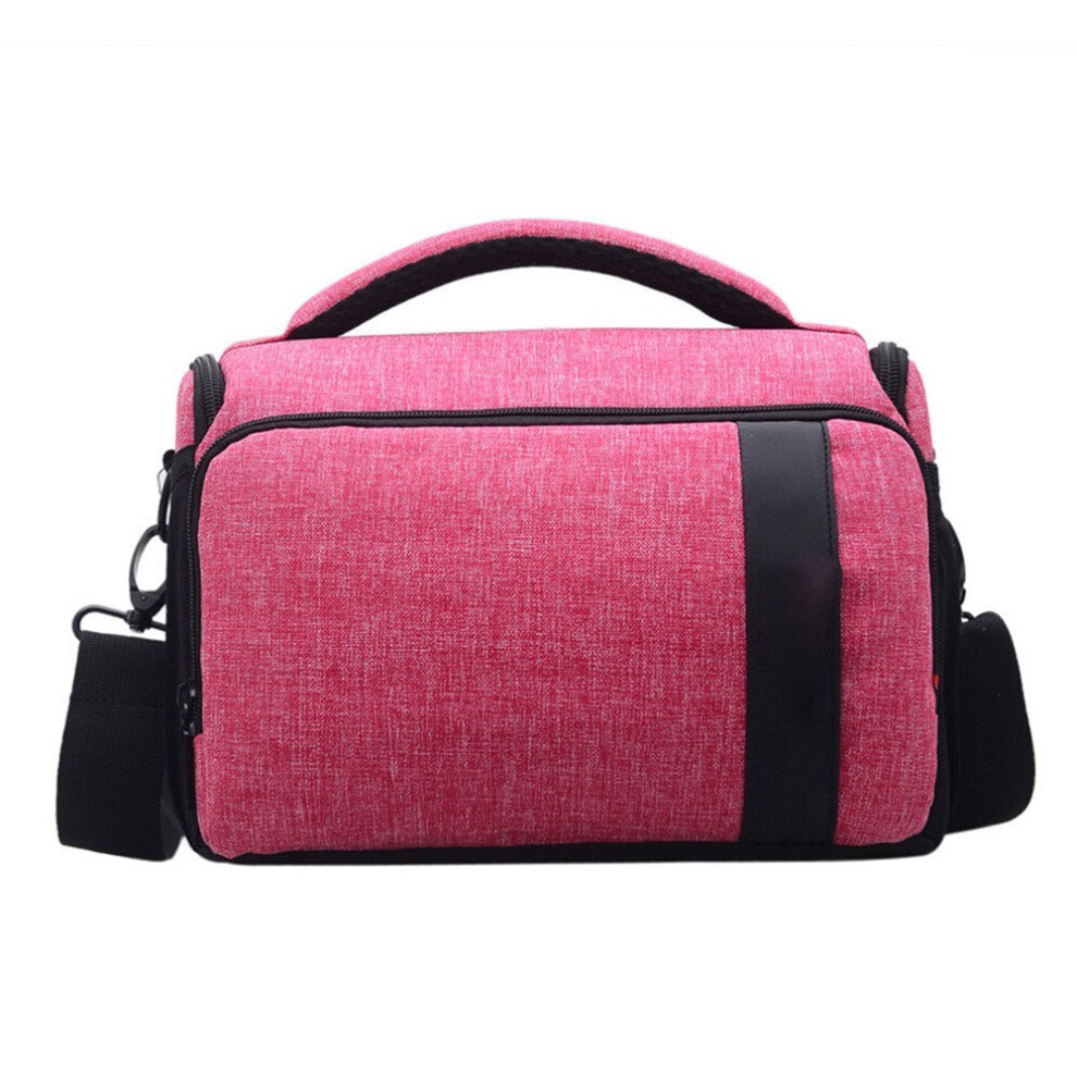 (Pink) Camera Bag SLR/DSLR Gadget Padding Shoulder Carrying