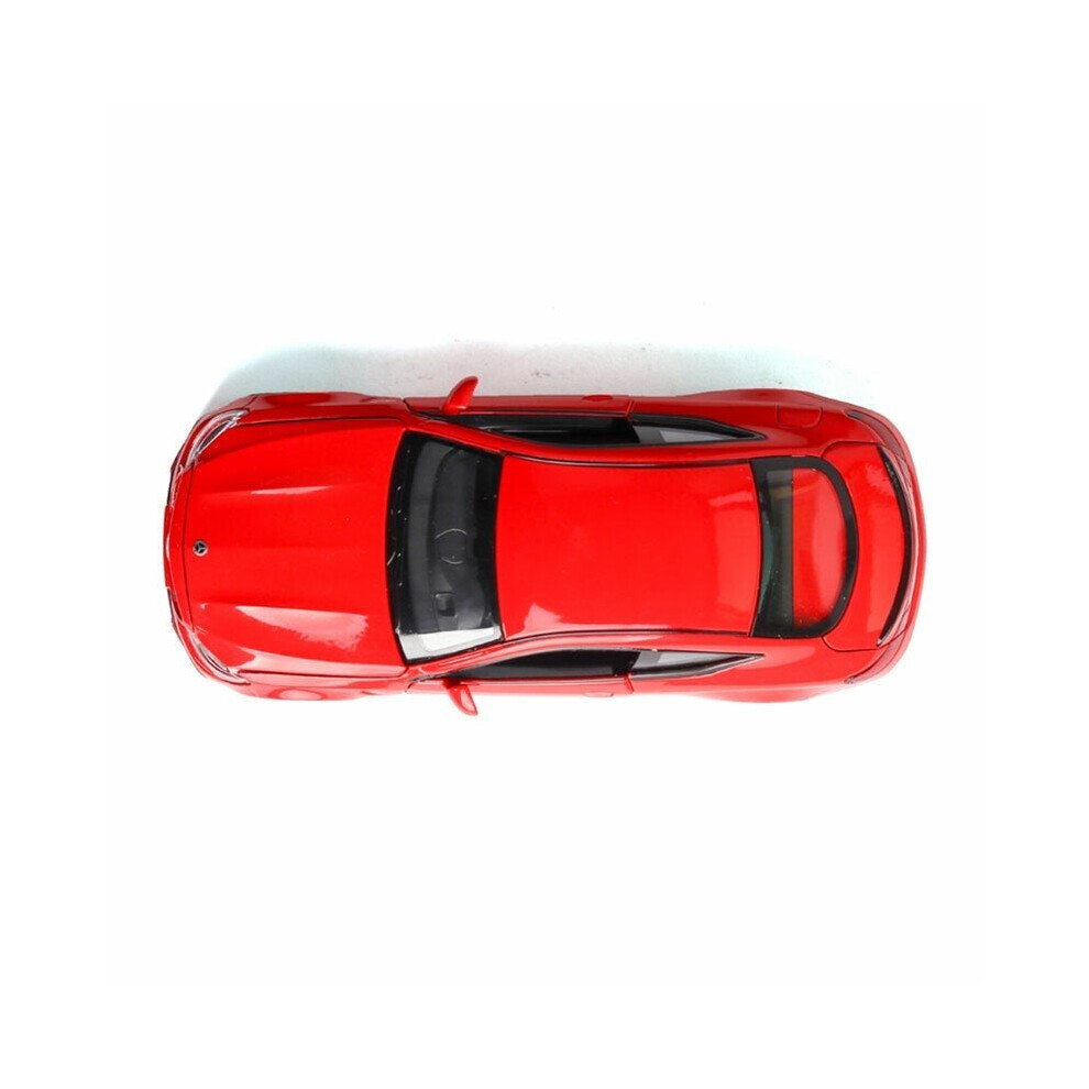 (Red) 1:32 Alloy BENZS C63S AMG 4 Door Openable Pull Back Diecast Car Model Toy with Sound Light for Collection Gift