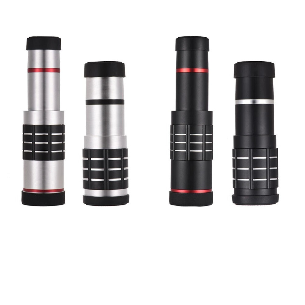 (, 12X) Optical Zoom Mobile Phone Telephoto Lens With Tripod For Iphone Samsung Htc Nokia Sony Black 3654657596088