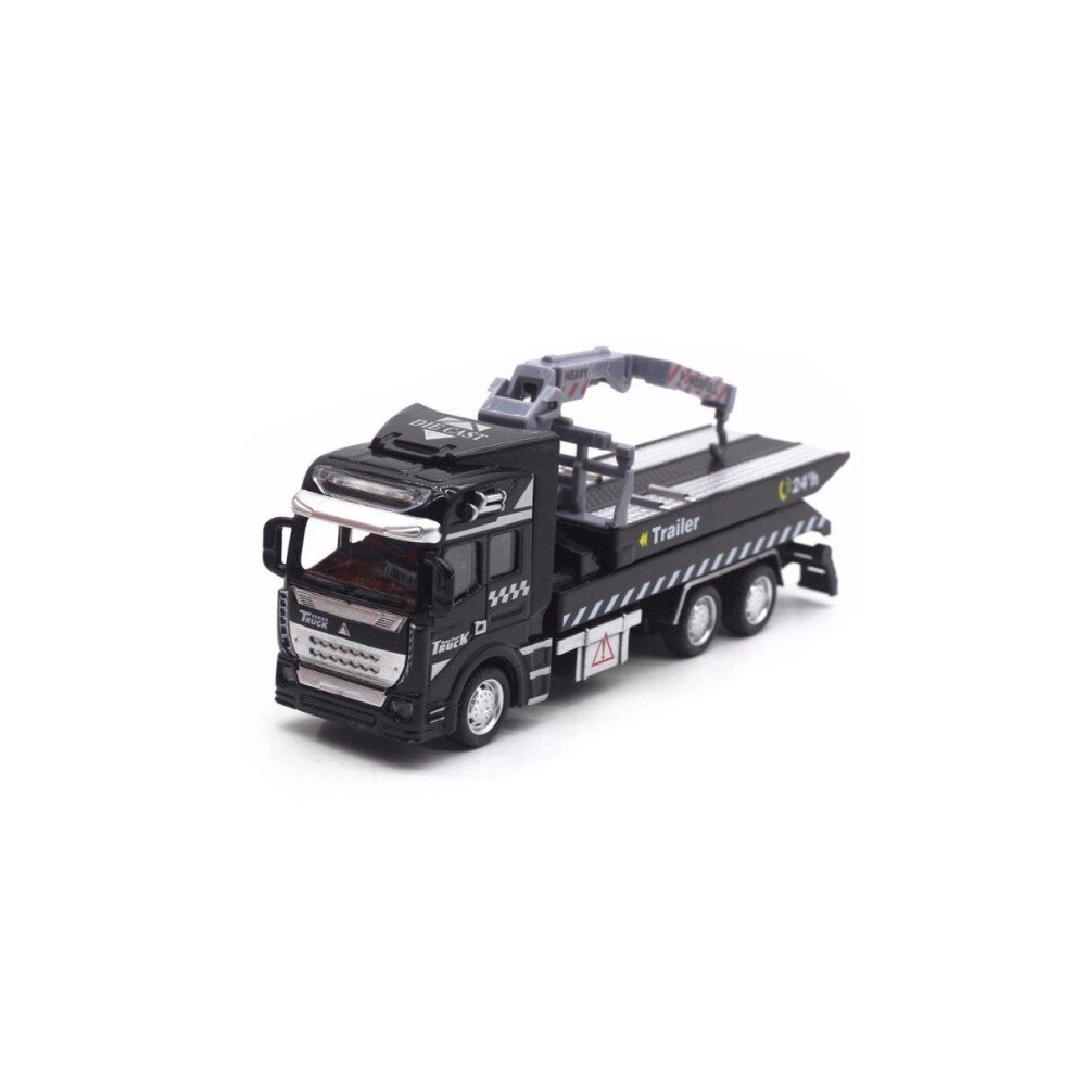 (Transporter) 1:48 Scale Alloy Car Model Toys Kid Mini Rescue Police Tow Truck Birthday Gift