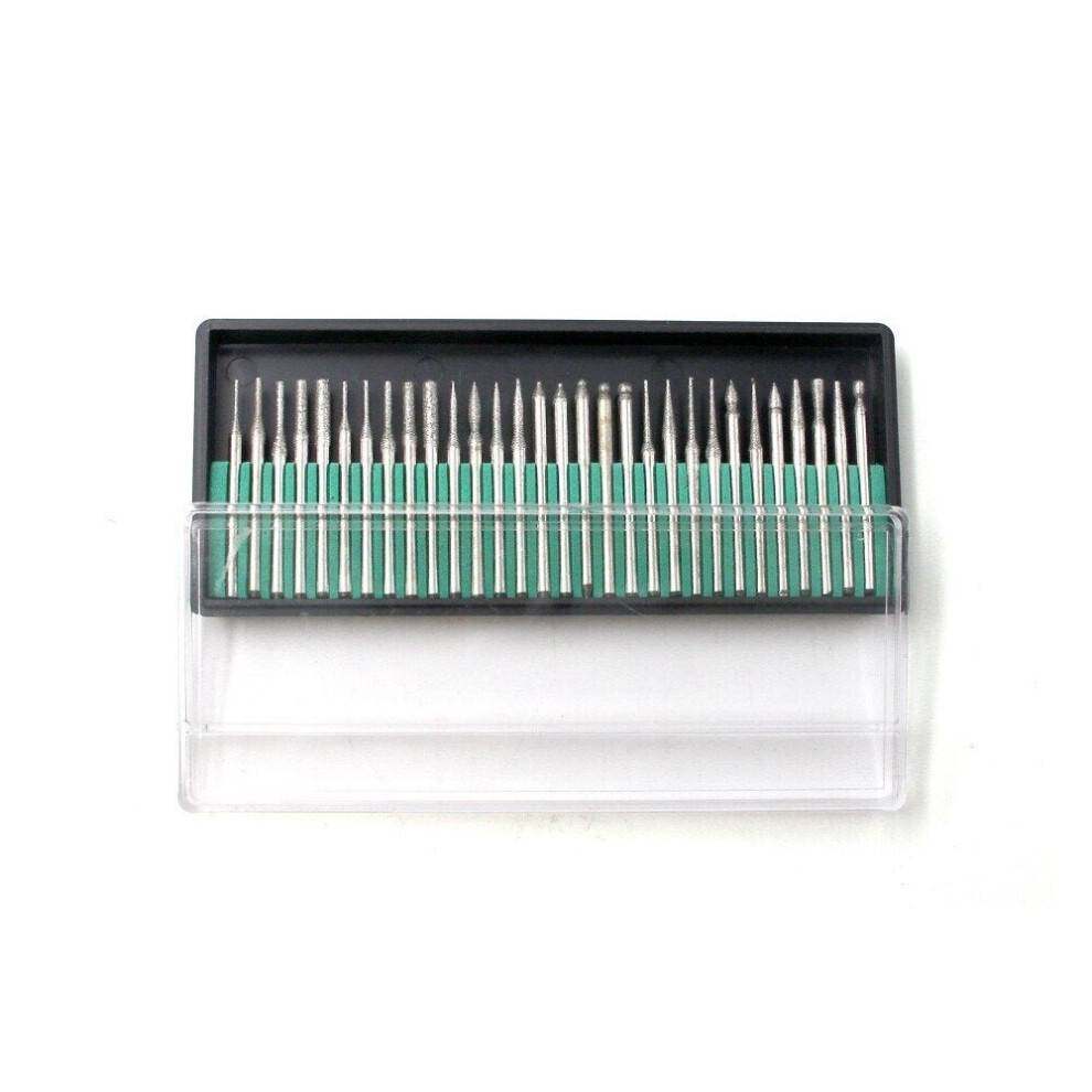 30Pcs 35Mm Of Suit Jade Carving Grinding Needle Emery Diamond Grinding Head Diamond Grinding Rod 3654659280169