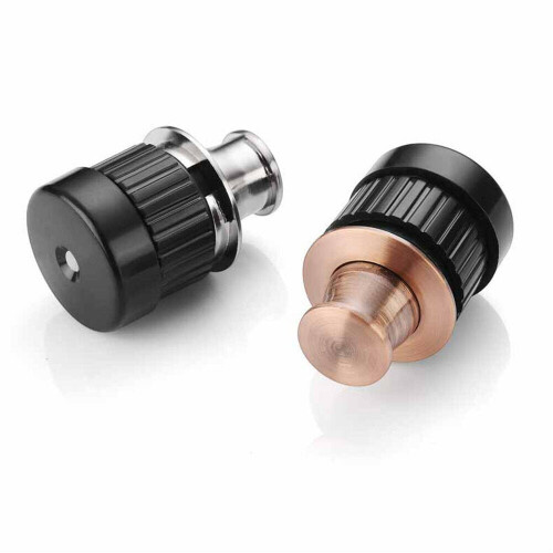 (Light silver) Embedded Cabinet Door Knobs Spring Knobs Single Hole Hidden Pulls Cabinet Door Handles 2