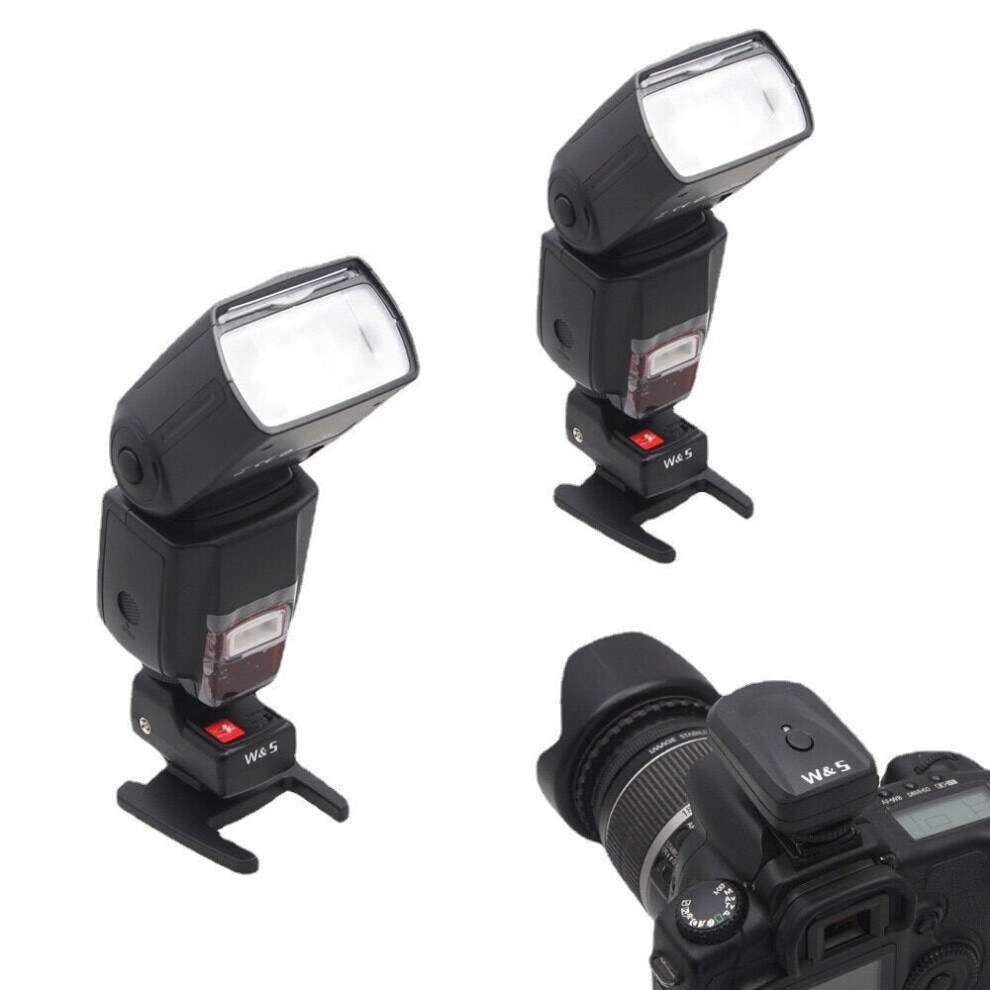 Wireless Flash Trigger Sync Speed with Receiver Transmitter for Canon for Nikon for Pentax DSLR Camera 4 Channels