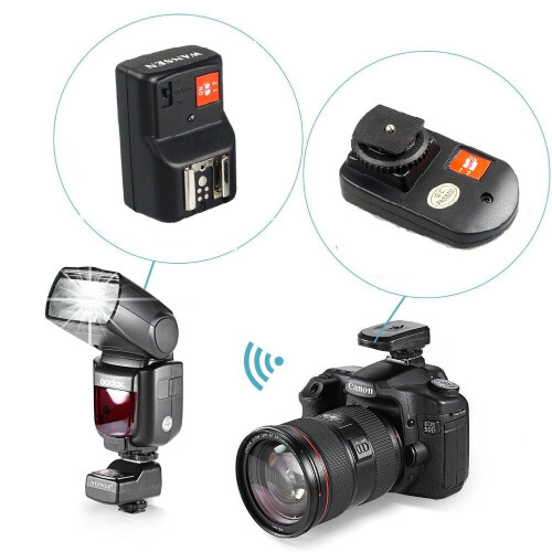 Wireless Flash Trigger Sync Speed with Receiver Transmitter for Canon for Nikon for Pentax DSLR Camera 4 Channels 2