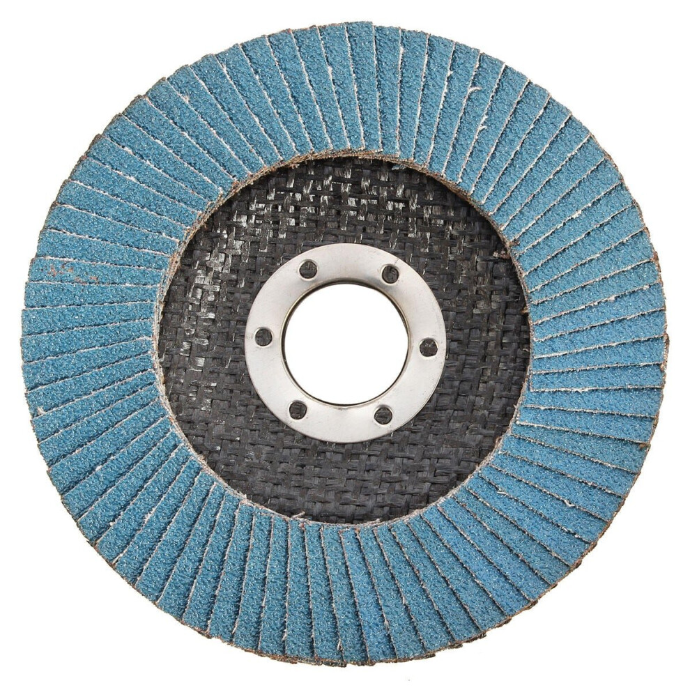 10pcs 115mm Flap Sanding Disc 80 Grit Angle Grinder Wheel Polishing Sanding Wheel