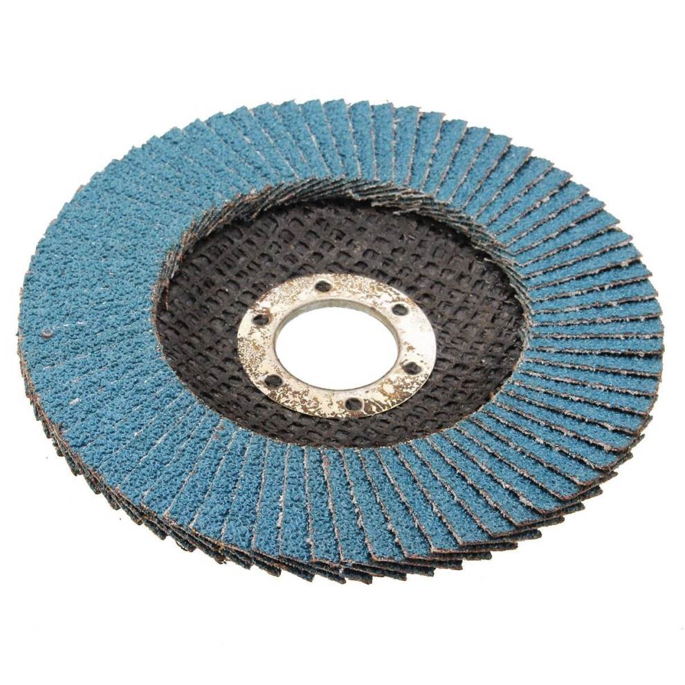 10pcs 40 Grit 115mm Flap Sanding Disc Angle Grinder Wheel Polishing Sanding Wheel