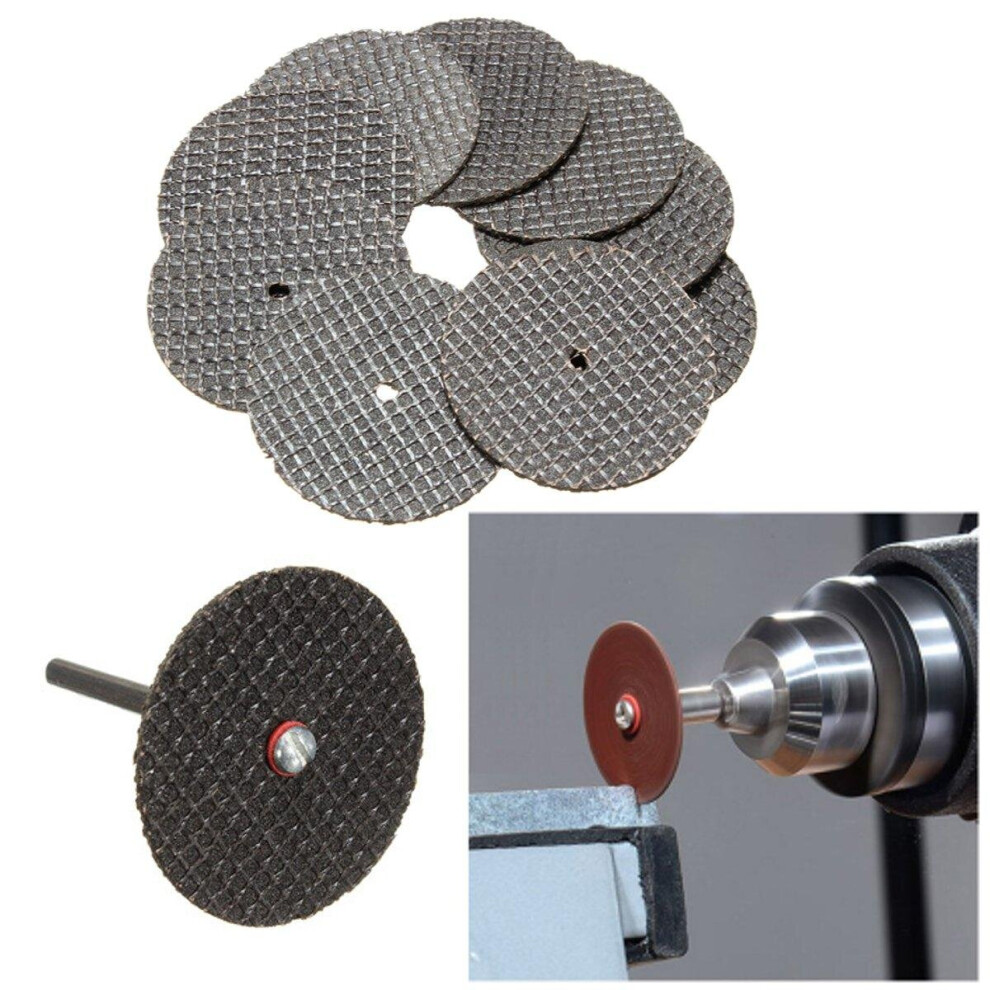 50Pcs Black Cutting 32Mm Wheel Disc With 2 Mandrel Bit For Dremel Rotary Tool Set 6112211916187