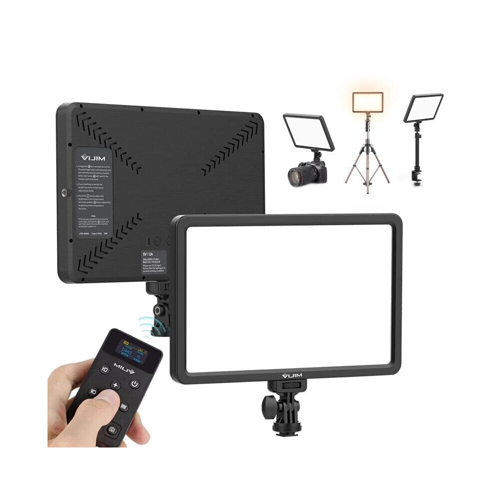 Flat Panel 2500K-9000K Bi-Color Cri 90+ Soft Ing With Remote Control Led Video Lamp For Photography Live Broadcast Light 6112211807218