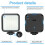 Dimmable Portable Mini Photography Fill Light DSLR Camera LED Video Light 6