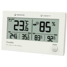 Youshiko Twin Indoor Outdoor Thermometer Hygrometer / Humidity Temperature Monitor Maximum and Minimum