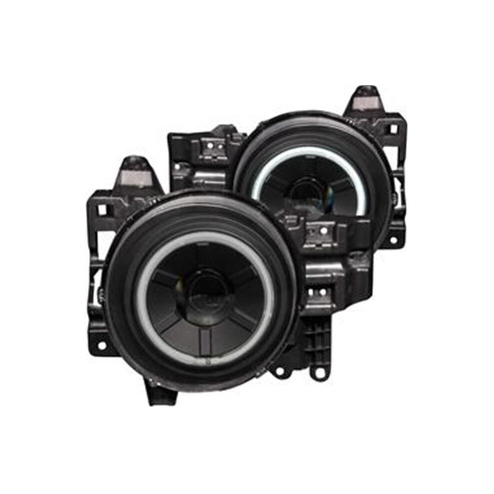 Anzo Usa Anz111116 07-13 Fj Cruiser Headlights Clear Projector With Halos Black 810169017296