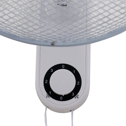 MYLEK Mylek 16" Oscillating Wall Mounted Fan 3 Speed 45W Pull Cord 2