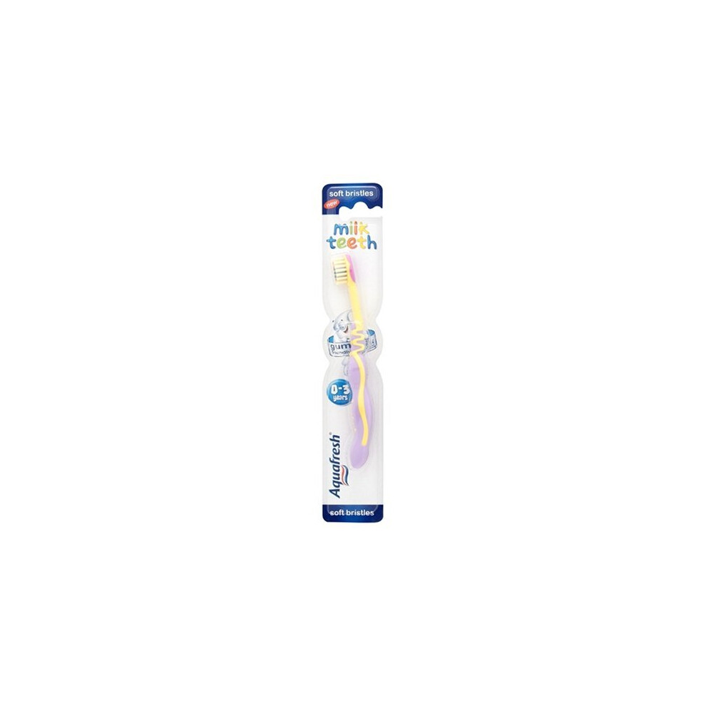 Aquafresh Milk Teeth Children's Toothbrush - 0-3 years 91668 Colour May Vary