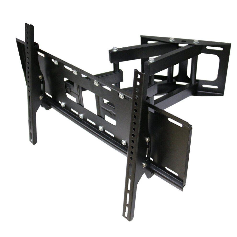 TV Wall Bracket for 32"-70", Swivel & Tilt TV Mount Bracket for TV LCD LED Plasma Flat Curved Screens up to 55kg (Double Arm Cantilever)