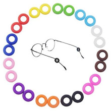 Yosawo 12 Pairs Premium Silicone Anti-Slip Eyeglass Holder, Round Eyeglass Retainers Keeps Glasses from Slipping for Kids & Adults ?YJY)