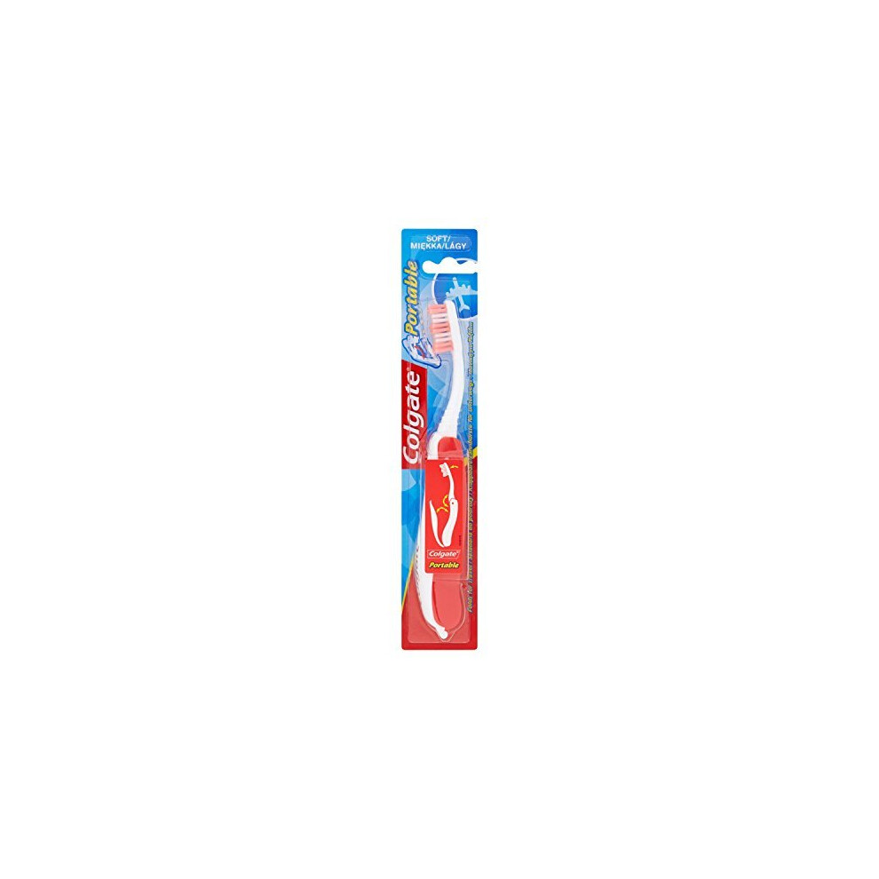 Colgate Portable Soft Toothbrush, Assorted Colours