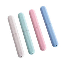 4Pcs Travel Toothbrush Case Toothbrush Storage Case Plastic Travel Toothbrush Cover Portable Replacement Toothbrush Holder for Hiking Camping Bus