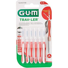 Sunstar Gum Trav-Ler Interdental Brush Iso1 1314 0,8mm 6 Units
