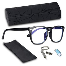 Ziffs Vision Blue Light Blocking Glasses - Gaming Glasses - Premium Magnetic case & Accessories - Blue Light Glasses Women & Men - British Brand