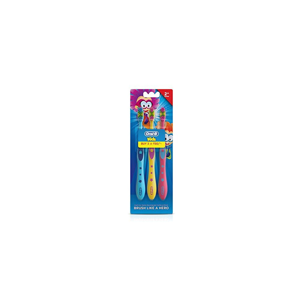 Oral-B Kids Toothbrush, Extra Soft (Pack of 3)